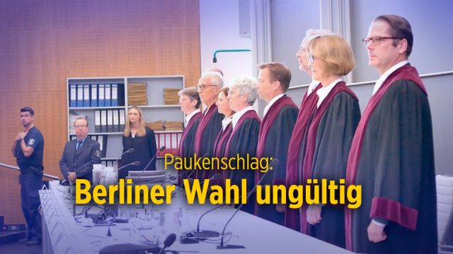 Paukenschlag: Verfassungsgericht hält Berliner Wahl für ungültig