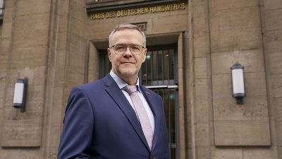 Jörg Dittrich, Präsident des Zentralverbandes des Deutschen Handwerks. Foto: ZDH/Henning Schacht