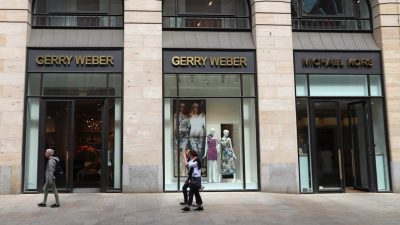 Insolvenz: Modehersteller Gerry Weber schließt Großteil seiner Filialen in Deutschland