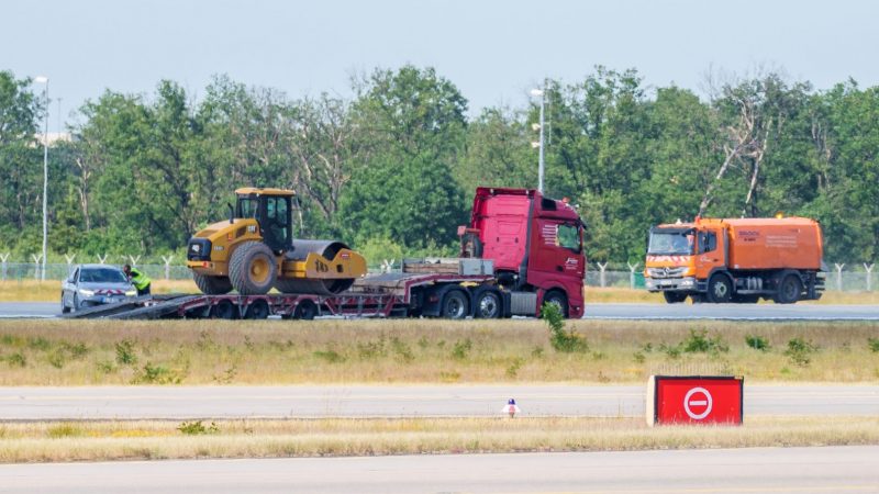 Bereits nach wenigen Betriebsstunden musste eine frisch sanierte Landebahn auf dem Frankfurter Flughafen kurzzeitig wieder geschlossen werden.