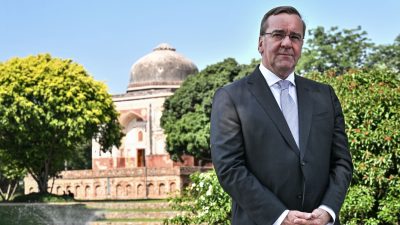 Pistorius in Neu-Delhi: Strategische Verbindung mit Indien ausbauen
