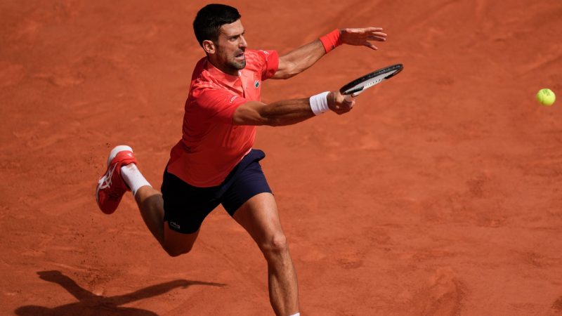 Novak Djokovic steht in Paris im Finale.