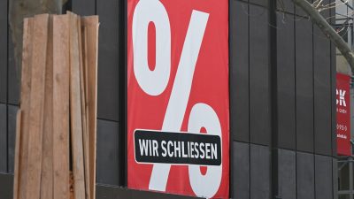 Zahl der Firmenpleiten in Deutschland weiter gestiegen