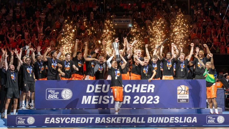 Ratiopharm Ulm ist zum ersten Mal deutscher Basketball-Meister.