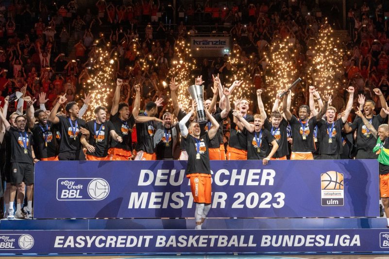 Ratiopharm Ulm ist zum ersten Mal deutscher Basketball-Meister.