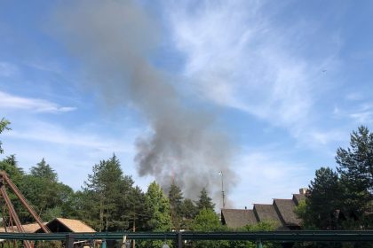 Brand im Europa-Park Rust