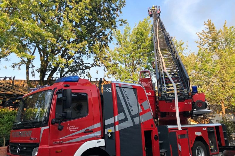 Im Europa-Park in Rust war ein Brand ausgebrochen.
