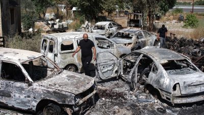 Ausschreitungen israelischer Siedler nach tödlichem Anschlag