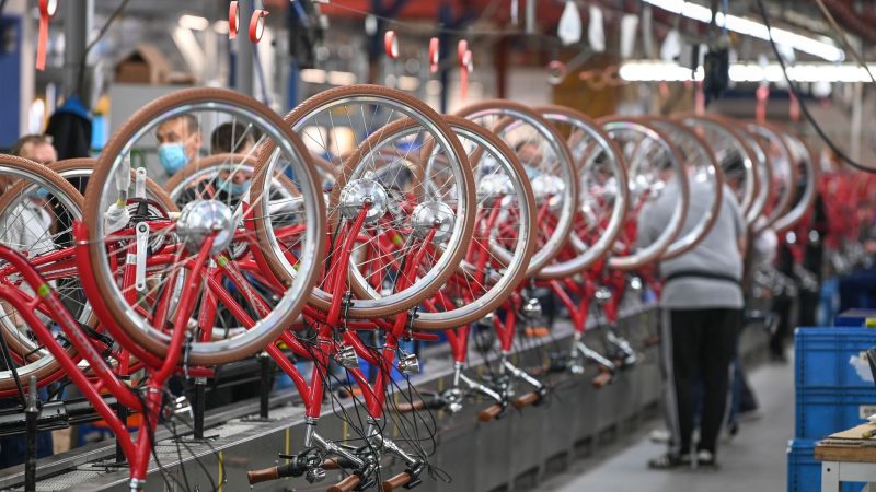 E-Bikes bescheren der Fahrradbranche auch nach der Pandemie gute Umsatzzahlen.