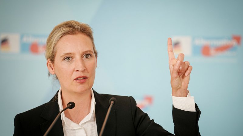 Die AfD-Bundesvorsitzende Alice Weidel würde mit der CDU zusammenarbeiten.