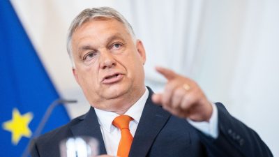 „Leider sind wir Europäer nicht in der Lage, das zu regeln“, sagt Ungarns Ministerpräsident Viktor Orban über die Flüchtlingsverteilung in der EU.
