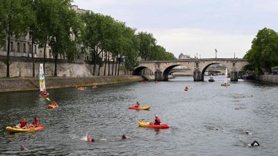 Paris, unweit vom Eiffelturm: Ab 2025 wieder Schwimmen in der Seine erlaubt