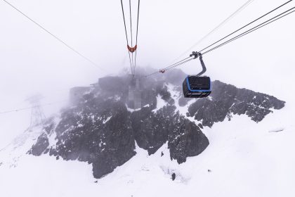 Höchste Alpenüberquerung per Seilbahn in Betrieb