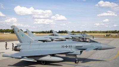 Raketen und bewaffnete Eurofighter – Bundeswehr schützt den NATO-Gipfel