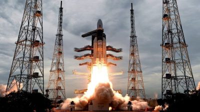Indiens zweiter Versuch einer Mondlandung: Rakete gestartet