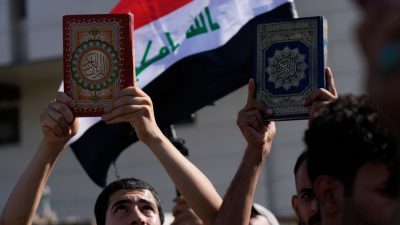 Irak: Demonstranten stürmen schwedische Botschaft