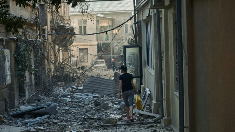 Eine Trümmerlandschaft: Odessa nach russischen Angriffen auf die Stadt.