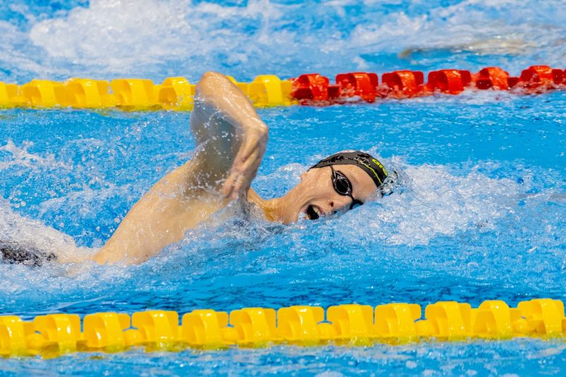 Schied im Vorlauf über 800 Meter überraschend aus: Florian Wellbrock.