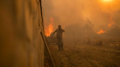 Griechenland: Hitze vorbei – Winde fachen Brände an
