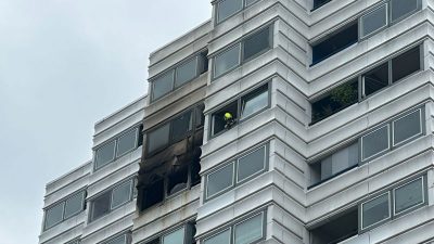 Berlin: Zwei Menschen nach Sprung aus brennendem Hochhaus gestorben