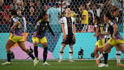 Frauenfußball-WM: DFB-Auswahl verliert gegen Kolumbien und muss zittern