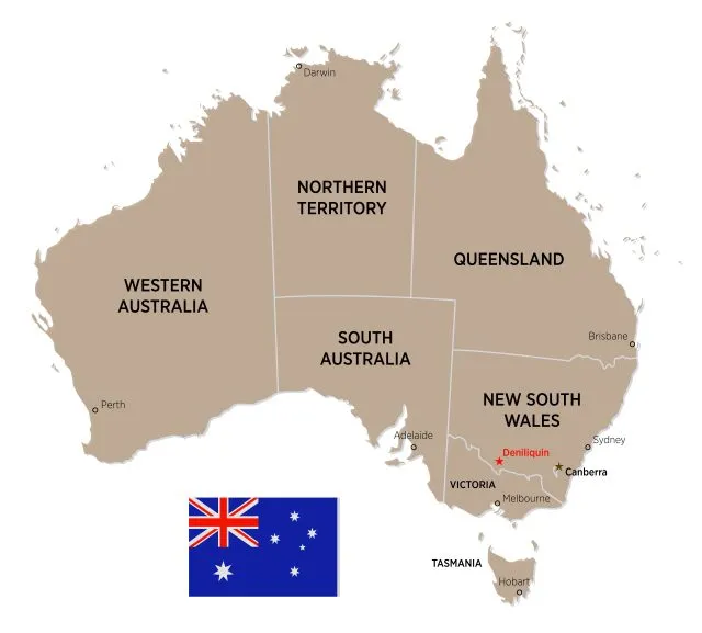 Deniliquin-Krater in Australien