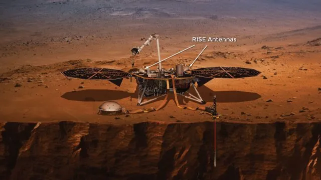 „InSight“-Lander auf dem Mars
