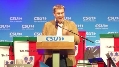 Vor Bayern-Wahl: Söder erteilt Schwarz-Grün erneut klare Absage