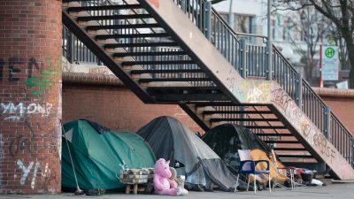 Zahl der Wohnungslosen in Deutschland mehr als verdoppelt