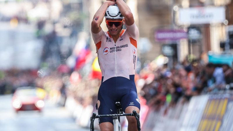 Triumphierte im Regen von Glasgow: Mathieu van der Poel.