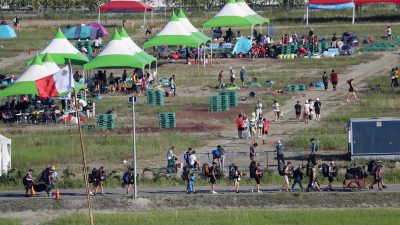 36.000 Menschen: Evakuierung des weltgrößten Pfadfindercamps in Südkorea