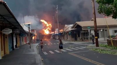 Naturkatastrophen im Paradies: Mindestens 36 Tote bei Feuer auf Hawaii-Insel