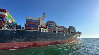 Deutsches Schiff aus Odessa in Istanbul eingetroffen