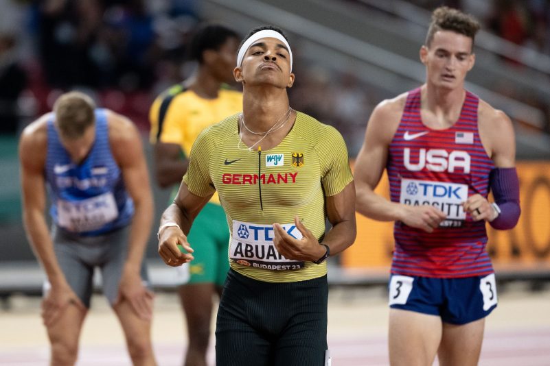 Joshua Abuaku belegte im WM-Finale den achten Platz.