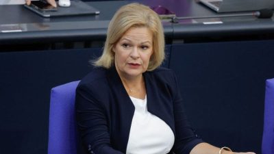 Nancy Faeser hat bei der Landtagswahl in Hessen viel zu verlieren