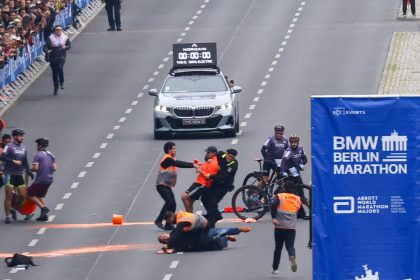 Berlin-Marathon: „Letzte Generation“ versuchte zu stören und wurde entfernt