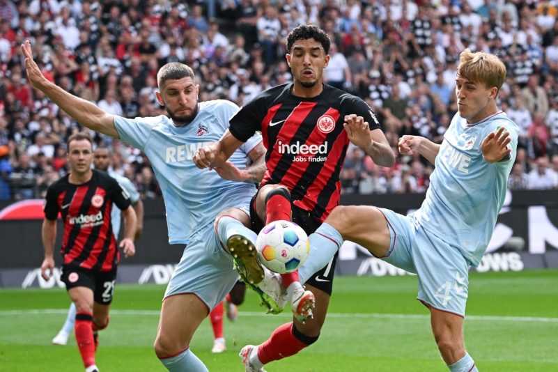 Remis in Frankfurt: Die Eintracht und der 1. FC Köln haben sich 1:1 getrennt.