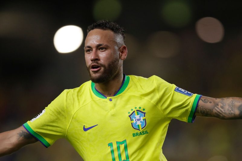 Brasiliens Neymar brach den Rekord von Pelé.