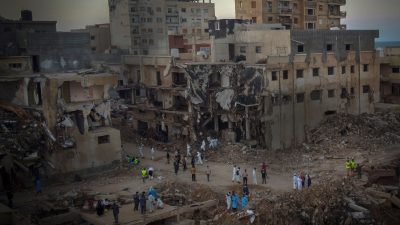 Opferzahlen in Libyen noch unklar: Sorgen vor Cholera