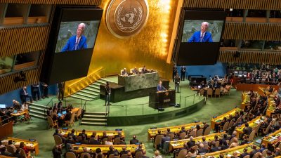Biden wirbt vor UNO für Ukraine-Unterstützung