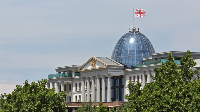 Der Präsidentenpalast in der georgischen Hauptstadt.