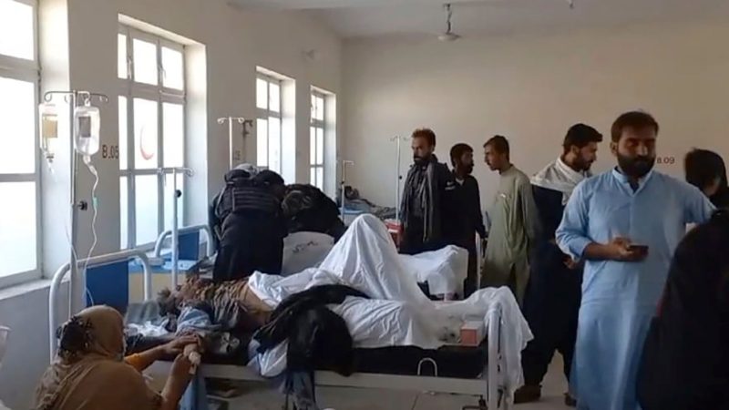 Bei dem Selbstmordanschlag in Pakistan wurden mindestens 62 Menschen verletzt.