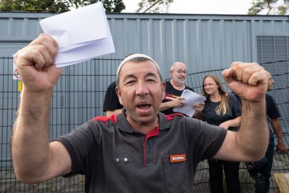 Lkw-Fahrerstreik in Gräfenhausen beendet