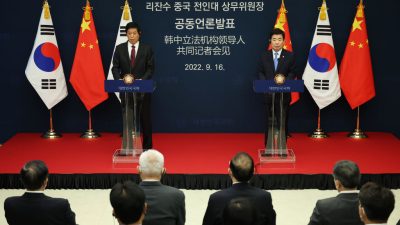 Fernöstliche Ränkespiele: China zwischen Russland und Korea