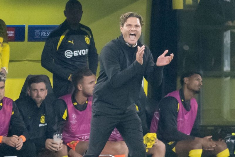 Dortmunds Trainer Edin Terzic glaubt weiter an die Chance auf ein Weiterkommen in der Champions League.