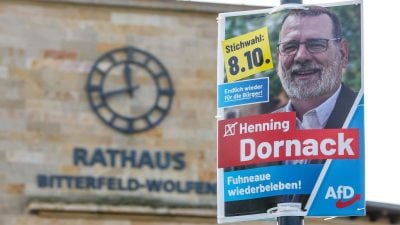 Bitterfeld-Wolfen: AfD-Kandidat verliert in der Stichwahl – CDU-Amtsinhaber bleibt OB