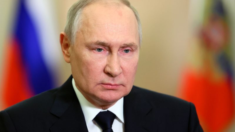 Kremlchef Wladimir Putin in Moskau. Russland will erneut in den UN-Menschenrechtsrat.