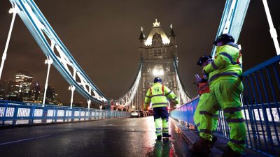 Nach Jahrzehnten: Tower-Bridge in London bekommt neue Bolzen