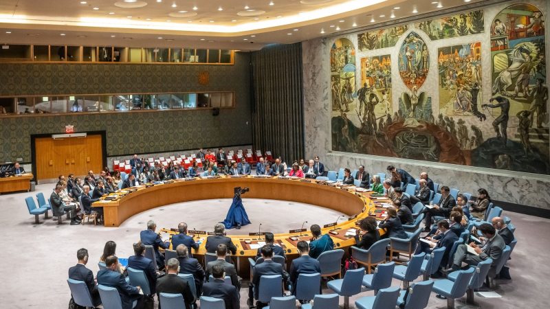 Blick in den Saal des Sicherheitsrats in New York.