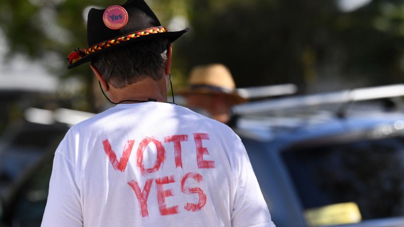 «Yes»-Stimmen in der Minderheit: 56 Prozent haben in Umfragen erklärt, in der historischen Volksbefragung mit «Nein» stimmen zu wollen.